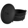 Котел туристический Bo-Camp Dutch Oven Cast Iron 31 cm / 7.1 L Black (2122415) (DAS303291) изображение 2