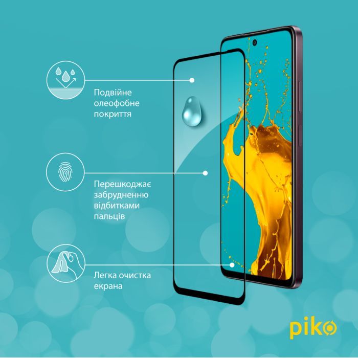 Скло захисне Piko Full Glue Oppo A3x Black (1283126598678) зображення 4