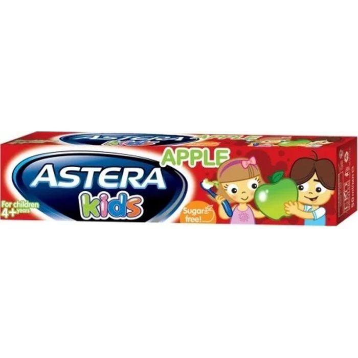 Детская зубная паста Astera Kids (6+ років) зі смаком яблука 50 мл (3800013514382)