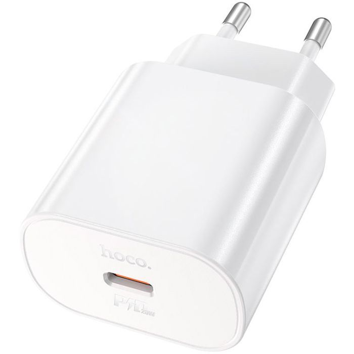 Зарядное устройство HOCO N22 Jetta USB-C PD25W White (6931474760067)