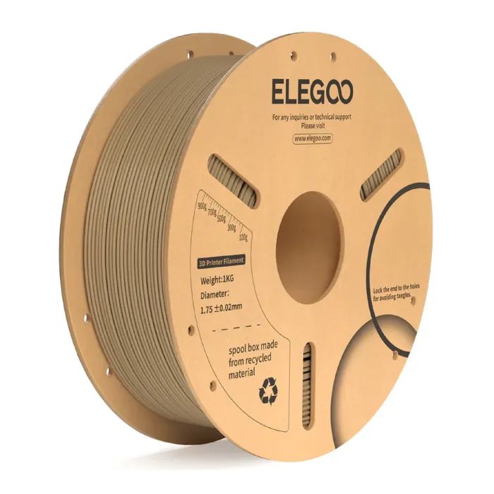 Пластик для 3D-принтера ELEGOO PLA Plus 1кг, 1.75мм, wooden (50.203.0236)