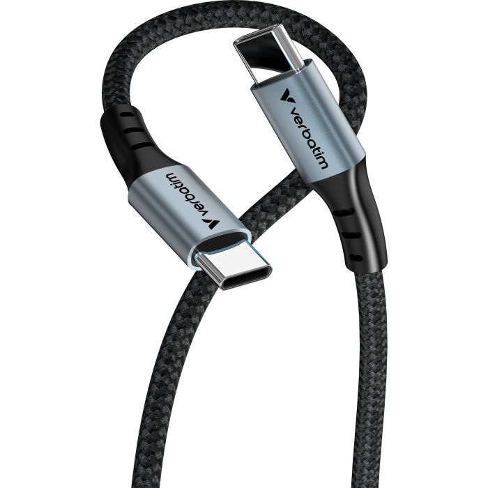 Дата кабель USB-C to USB-C 1.2m 60W black Verbatim (31845) зображення 2