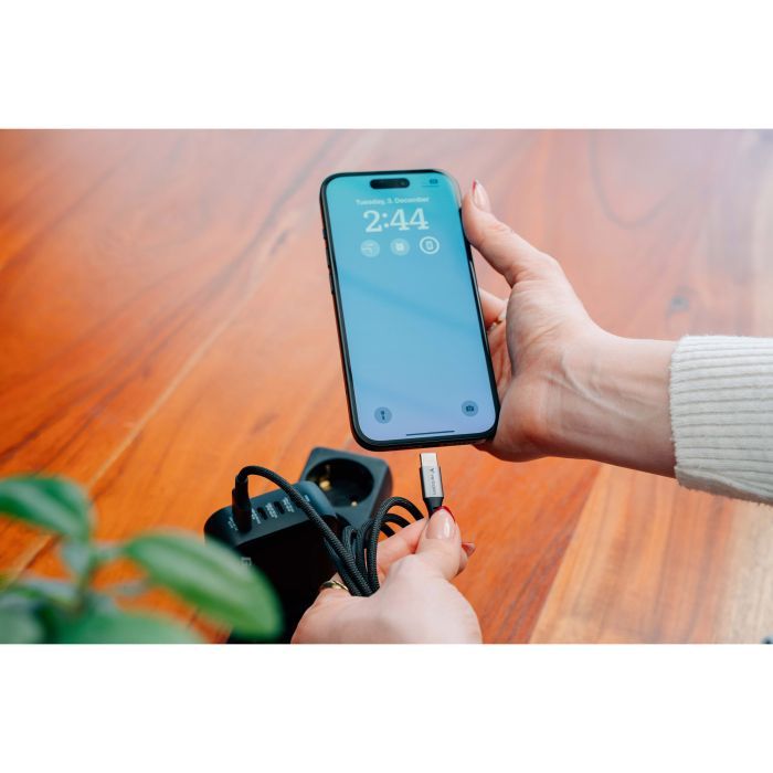 Дата кабель USB-C to USB-C 1.2m 60W black Verbatim (31845) зображення 5