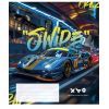 Тетрадь Школярик Night racers 48 листов линия (048-3452L)