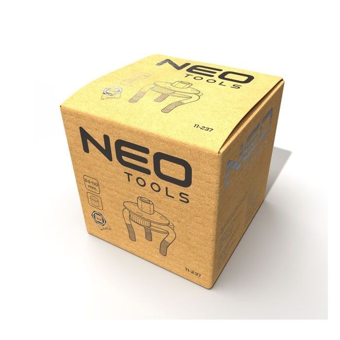Автомобильный съемник Neo Tools масляного фильтра, рабочий диапазон 53-110мм (11-237) изображение 7