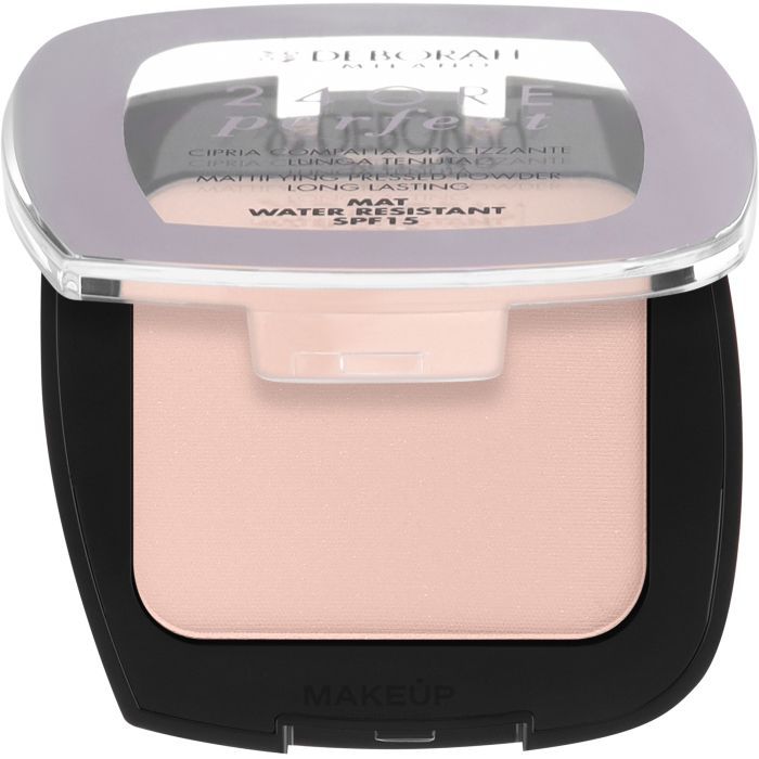 Пудра для лица Deborah 24Ore Perfect SPF15 02 - Light Rose (8009518328639)