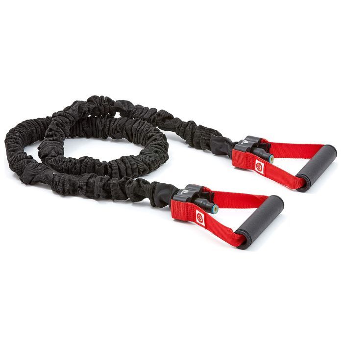 Эспандер Adidas Power Tube ADTB-10603 чорний, червоний 122 см (885652000284)