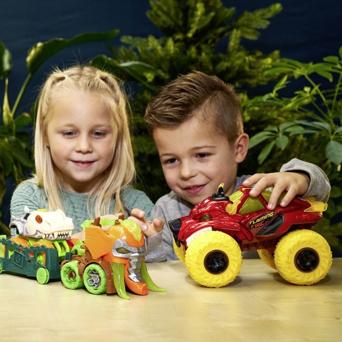 Машина Dickie Toys Монстр Рейнджер Дино, со звуковыми и световыми эффектами, 32 см (3755005) изображение 3