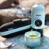 Кавоварка кемпінгова Wacaco Nanopresso з чохлом блакитна (WNANOBLUE) зображення 4