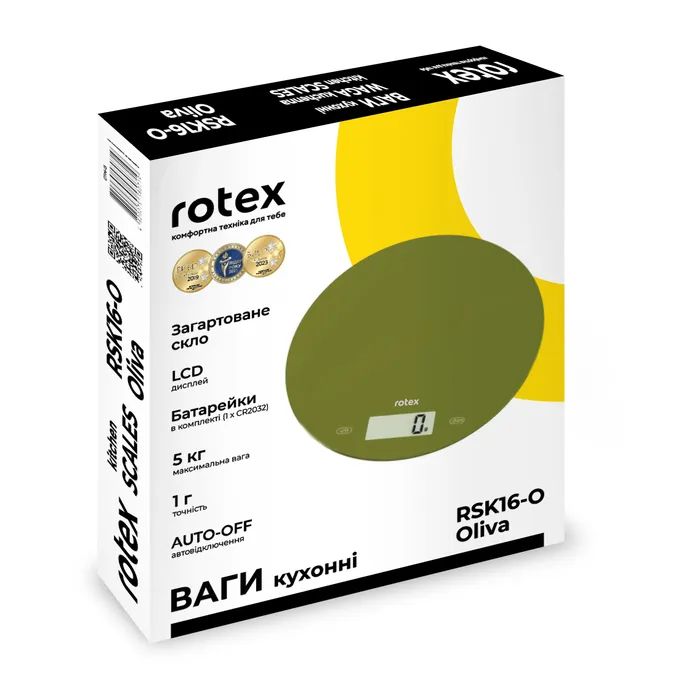 Ваги кухонні Rotex RSK16-O Oliva зображення 5