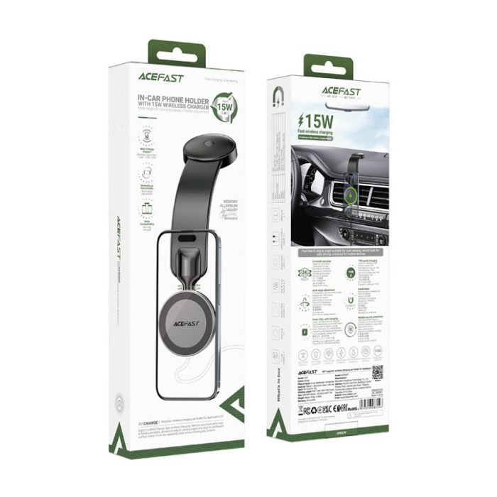 Универсальный автодержатель Acefast D37 Magnetic wireless (6974316283546) изображение 6