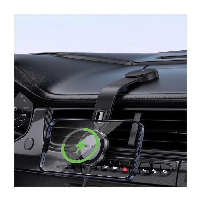 Универсальный автодержатель Acefast D37 Magnetic wireless (6974316283546) изображение 7