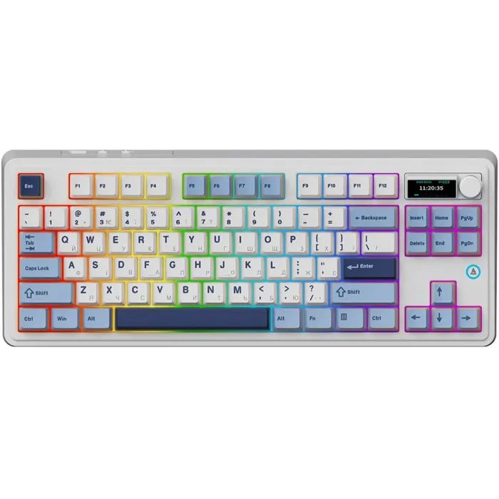 Клавиатура Ajazz AK870 PLUS Murad Switch RGB Wireless/Bluetooth/USB White (AK870-MU-BWD) > цены в Киеве и Украине Клавиатура Ajazz AK870 PLUS Murad Switch RGB Wireless/Bluetooth/USB White (AK870-MU-BWD)