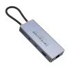 Концентратор HOCO HB52 USB-C to HDMI + RJ45 + SD + TF + PD + USB-C 3.0 + 2xUSB 3.0 Space Gray (6942007647311) зображення 2
