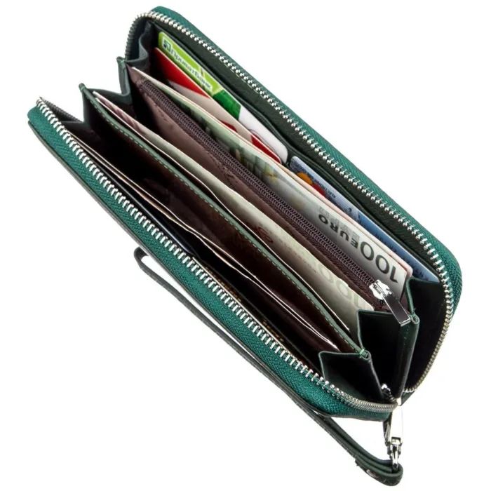 Гаманець ST Leather Зелений (18936) зображення 3