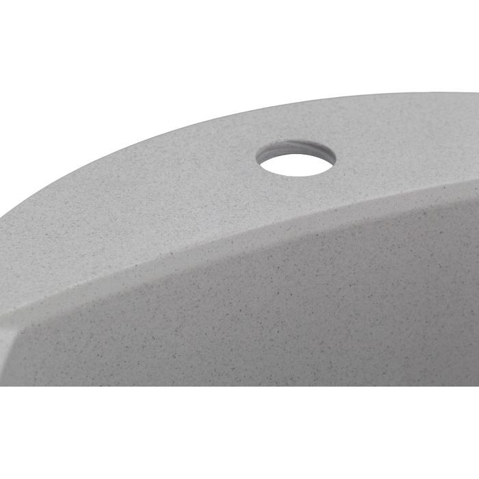 Мойка кухонная GRANADO RONDA ivory з сифоном (470*490mm.) (gr2204) изображение 5