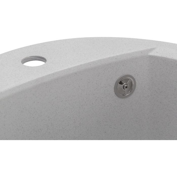 Мойка кухонная GRANADO RONDA ivory з сифоном (470*490mm.) (gr2204) изображение 6