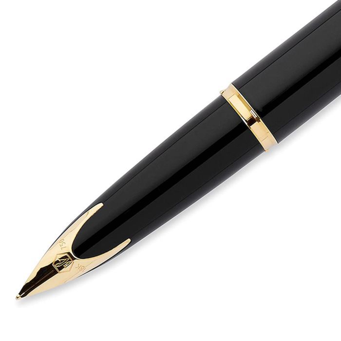 Ручка пір'яна Waterman CARENE Essential Black/Gold GT  FP F (11 204) зображення 4