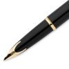Ручка пір'яна Waterman CARENE Essential Black/Gold GT  FP F (11 204) зображення 4
