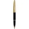 Ручка пір'яна Waterman CARENE Essential Black/Gold GT  FP F (11 204)