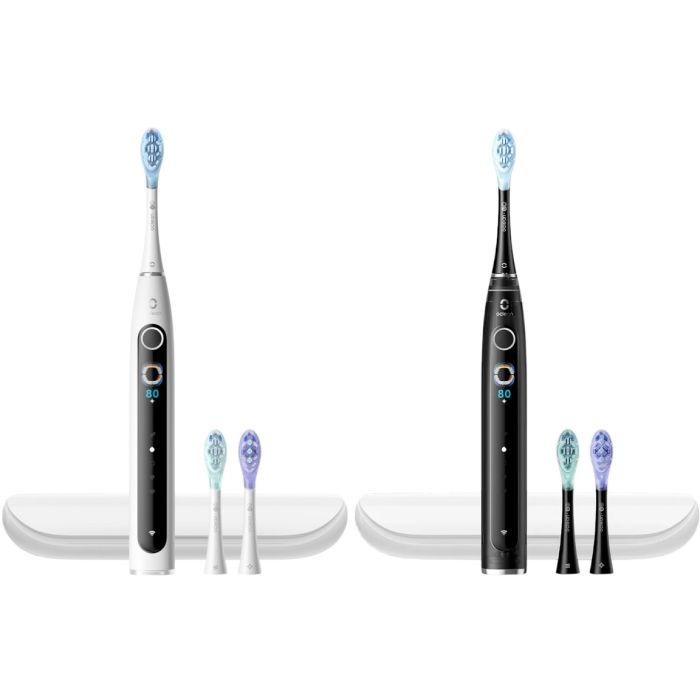 Електрична зубна щітка Oclean X Pro 20 S Duo Set White+Black (6970810556919) зображення 2