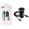 Зарядное устройство XO 2xUSB 2.1A + cable USB to Micro 5P black (TZ08-M-BK) изображение 4