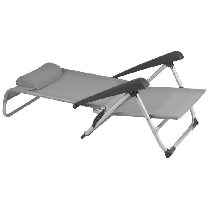 Крісло складане Bo-Camp Saint-Tropez Grey (1204796) (DAS303395) зображення 12