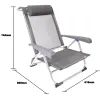 Крісло складане Bo-Camp Saint-Tropez Grey (1204796) (DAS303395) зображення 2