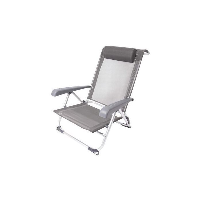 Крісло складане Bo-Camp Saint-Tropez Grey (1204796) (DAS303395) зображення 4