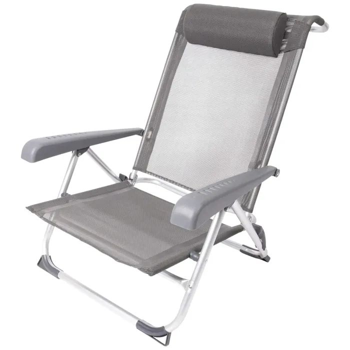 Крісло складане Bo-Camp Saint-Tropez Grey (1204796) (DAS303395) зображення 4
