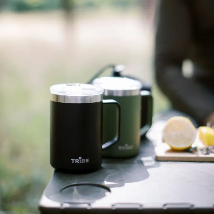 Термокружка Tribe Classic Mug 500 мл olive (T-FA-0033-olive) зображення 6