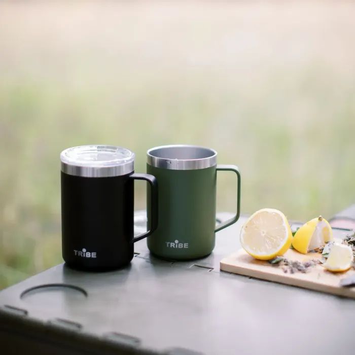 Термокружка Tribe Classic Mug 500 мл olive (T-FA-0033-olive) зображення 7