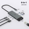 Концентратор TP-Link USB 3.0 6-in-1 2xUSB 3.0 + 1xUSB-C + 1xHDMI + 1xRJ45 + PD 100W (UH6120C) изображение 6