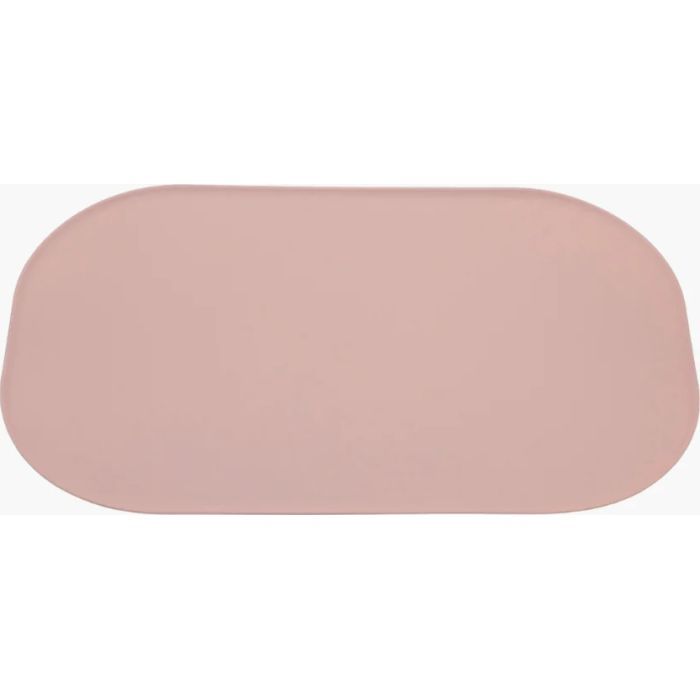 Килимок під миски Fiboo Антиковзкий 47x30 см рожевий (FIB0272)