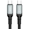 Дата кабель USB-C to USB-C 1.0m 240W black XO (NBQ264A_С_Black) зображення 6