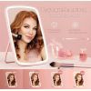 Зеркало Xiaomi LED Makeup Mirror Pink (NV505 Pink) изображение 4 Зеркало Xiaomi LED Makeup Mirror Pink (NV505 Pink) изображение 4