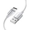 Дата кабель USB 2.0 AM to USB-C 0.5m 3A US288 white Ugreen (60130)