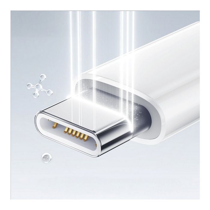 Зарядное устройство Essager USB-C PD20W + cable USB-C to USB-C white (EFJB02-JSTT2-T) изображение 3