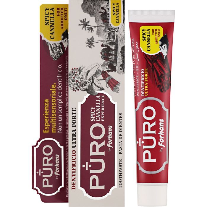 Зубная паста Puro by Forhans Пряная корица 75 мл (8002185071907) > цены в Киеве и Украине Зубная паста Puro by Forhans Пряная корица 75 мл (8002185071907)