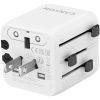 Перехідник Canyon Travel Adapter OnTour One EU/UK/US/AUS White (CNS-TA1005W) зображення 3