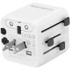 Перехідник Canyon Travel Adapter OnTour One EU/UK/US/AUS White (CNS-TA1005W) зображення 4