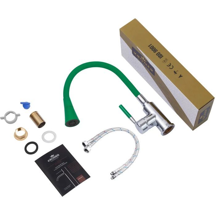 Змішувач Kroner Kuche-C132GRN (CV033130) зображення 8