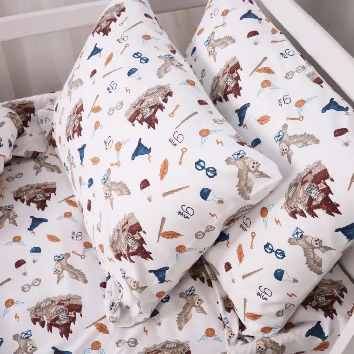 Постельное белье MirSon 013 Harry Potter Фланель 2x143x210 Семейный (2200009653636) изображение 7