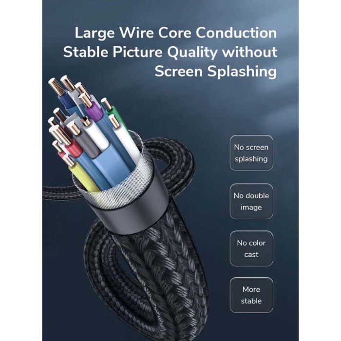 Кабель мультимедийный DisplayPort M to HDMI M 1.8m 4K30Hz Cabletime (CA915323) изображение 6