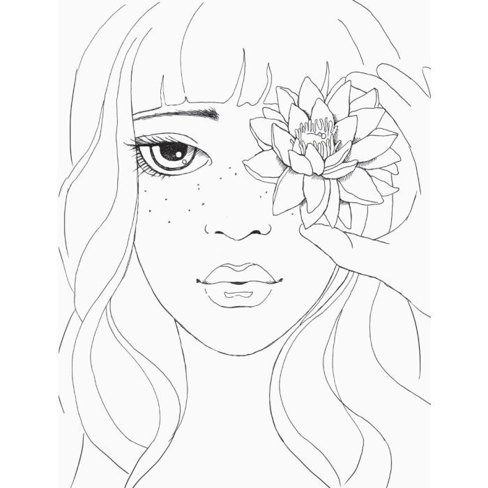 Книга Розмальовка #girls#fashion#flowers Жорж (9786177579198) изображение 10