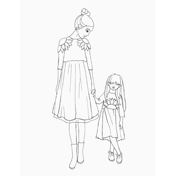 Книга Розмальовка #girls#fashion#flowers Жорж (9786177579198) изображение 12