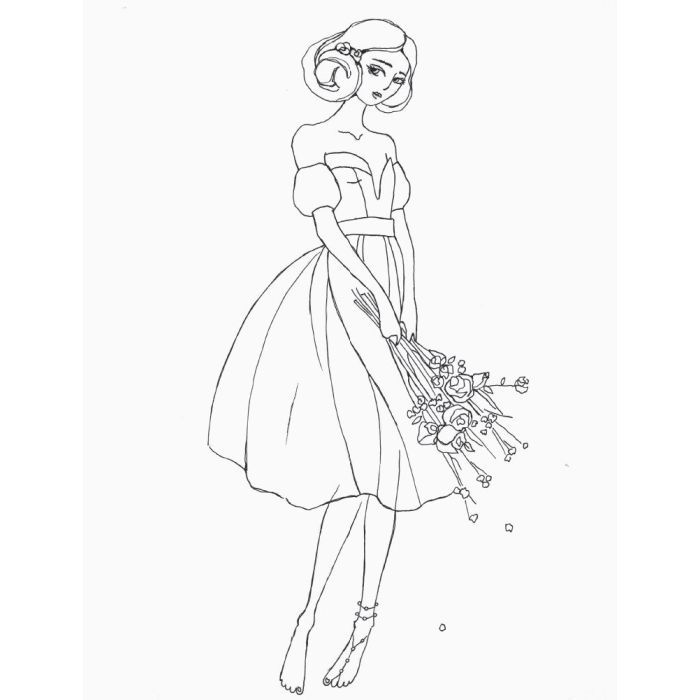 Книга Розмальовка #girls#fashion#flowers Жорж (9786177579198) изображение 2