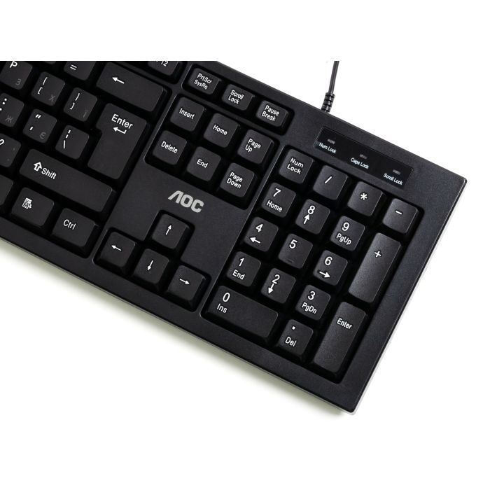 Комплект AOC KM160B USB UA Black (KM160B/97) изображение 6