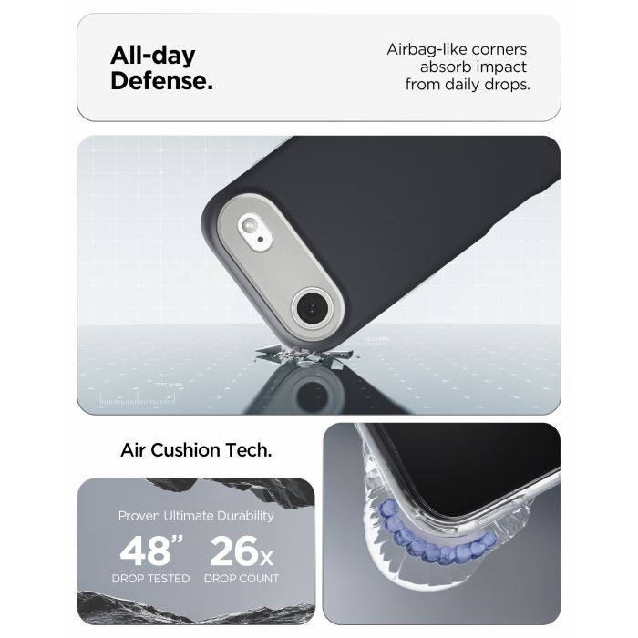 Чехол для мобильного телефона Spigen Nano Pop MagFit iPhone 17 Air Black Sesame (ACS10301) изображение 2