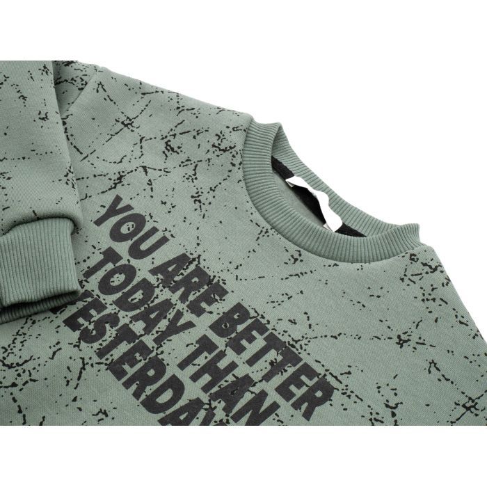 Спортивный костюм детский Toontoy флисовый (24868-110B-green) изображение 5